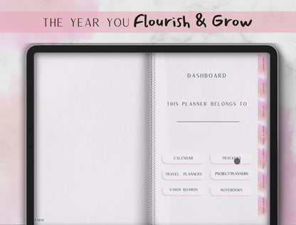 Flourish and Grow Digital Planner - 2023 & 2024